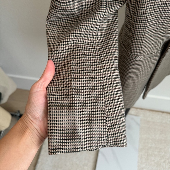 Mango Check Blazer Size XS - Picture 2 of 6